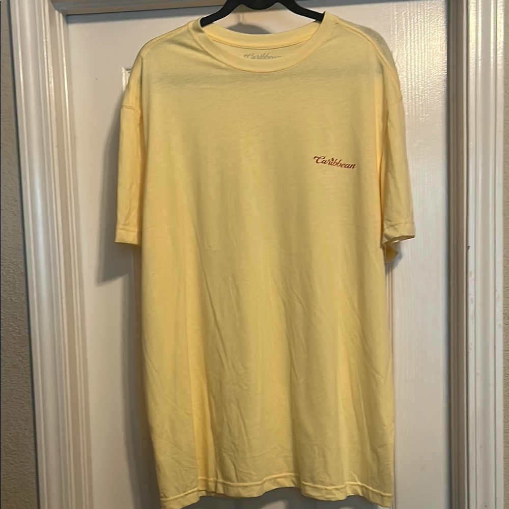 Caribbean Light Yellow Short Sleeve Tee